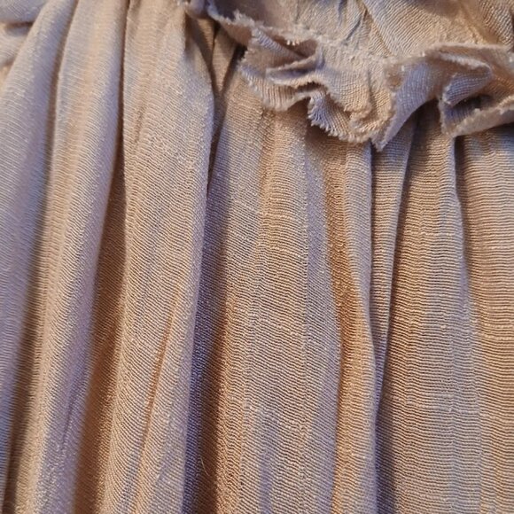 Nwt LISTICLE Gauzey Maxi Dress Large Mauve Pink Flowing Maternity Shoot POCKETS! - Picture 7 of 11
